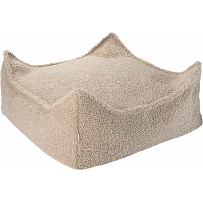 Wigiwama Square dětský sedací vak light /hnědá 60 cm x 20 cm x 60 cm