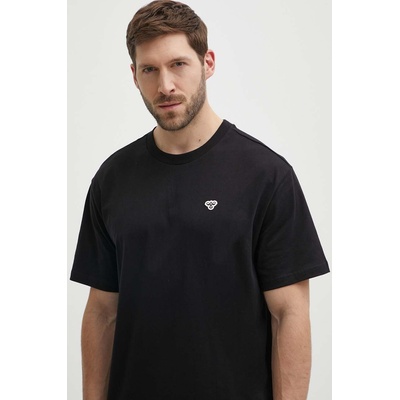 Hummel Памучна тениска Hummel hmlLOOSE T-SHIRT BEE в черно с изчистен дизайн (225349)