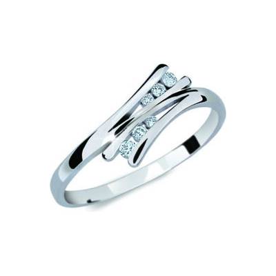 Cutie Jewellery gold dámský prsten Z6711 1950 ze zlata se zirkony Bílá