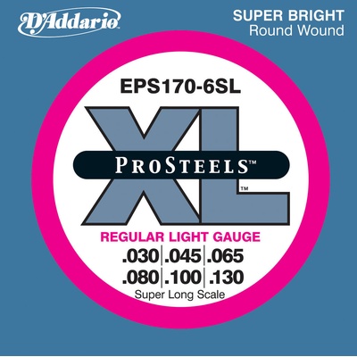 D´Addario EPS 170-6 Pro Steels Regular Light