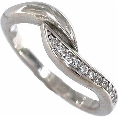 Infinitysilver Stříbrný prsten vlnky OR137158