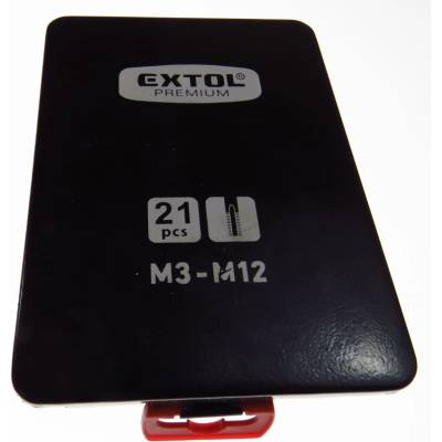 Extol SADA ZÁVITNÍKOV M3-M12 21ks 29301
