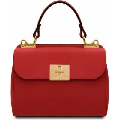 Tuscany Leather Kožená kabelka do ruky Armonia Ružovočervená