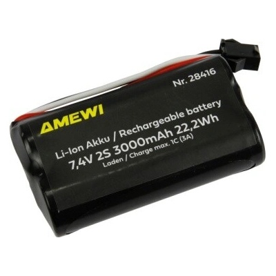 AMEWI Akumulátor Li-ion 7,4V 3000mAh 3SM konektor