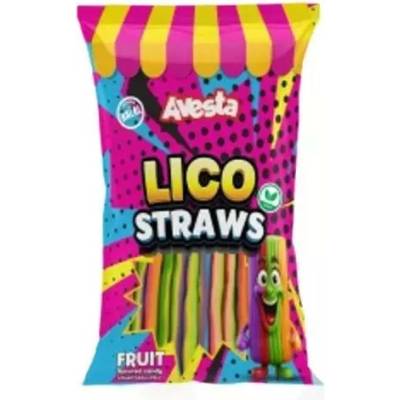 Avesta želé lico straws fruit 12 x 70 g