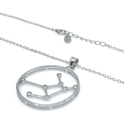 Jan Kos jewellery Stříbrný řetízek s přívěskem JMAS9509SN45