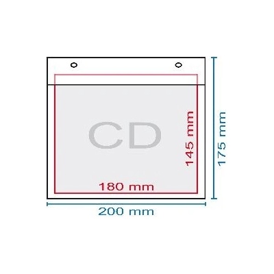 Obálka bublinková CD, 195 x 175 mm, (175 x 165)