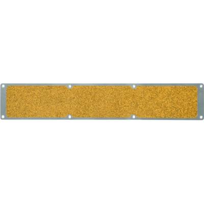 Protiskluzová podložka, aluminium m2, Public 46, žlutá, 1000 x 114 mm