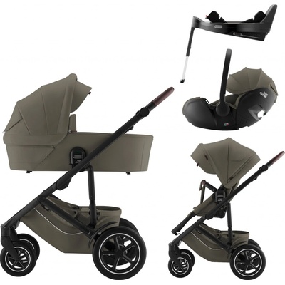 BRITAX Set Smile 5Z + korba + autosedačka Baby-Safe PRO + Vario Base 5Z Lux 2025 Urban Olive