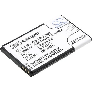 Cameron Sino Батерия за телефон NOKIA 3310 , Asha 225, TA1030 BL-4UL / BL-4WL LiIon 3, 7V 1200mAh CAMERON SINO (CS-NK225XL)