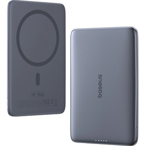 Baseus Външна батерия Baseus PicoGo AM41 (P1007680C813-00) - MagSafe, 5000mAh, LED индикатор - Сива