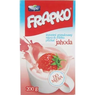 Frape Frapko instantný nápoj jahodový s vlákninou 6 x 200 g