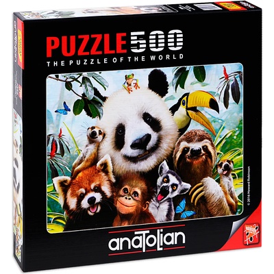 Anatolian Пъзел Anatolian от 500 части - Животинско селфи, Хауърд Робинсън (P3596)