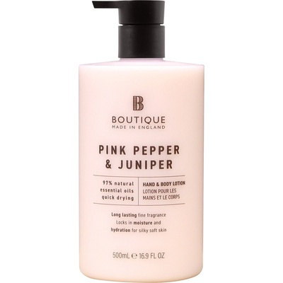 Boutique Pink Pepper & Juniper Tělové mléko, 500 ml