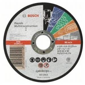 Bosch Диск за рязане, прав, Rapido Multi Construction ACS 46 V BF, 125 mm, 1, 6 mm (2608602383)
