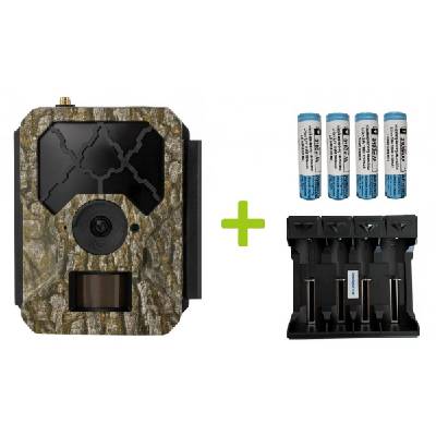 Fotopasca OXE HORNET 4G, nabíjačka batérií 18650 a 4ks nabíjacích batérií 18650 + 32GB SD karta a doprava ZADARMO!
