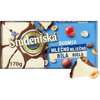 ORION ŠTUDENTSKÁ PEČAŤ mliečno-biela 170 g