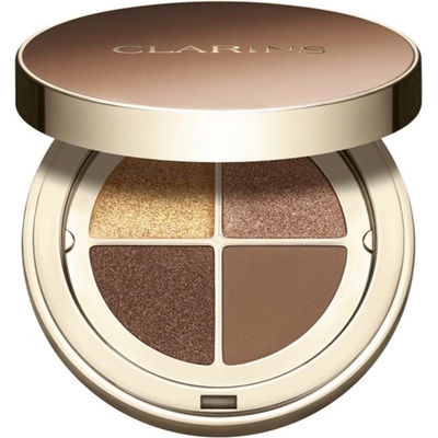 Clarins Ombre 4 Colour Eye Palette палитра сенки за очи за дълготраен ефект цвят 04 - Brown Sugar Gradation 4.2 гр