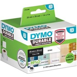 DYMO полипропиленови етикети 25mm x 25mm, бели, многофункционални, 2x850 бр. , 2112286 (2112286)