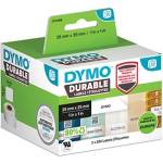 DYMO полипропиленови етикети 25mm x 25mm, бели, многофункционални, 2x850 бр. , 2112286 (2112286)