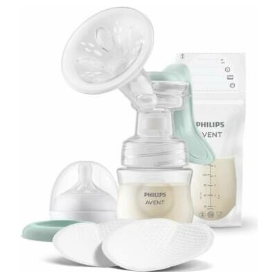 Philips AVENT Odsávačka materského mlieka manuálna Essential SCD417/20 1 set