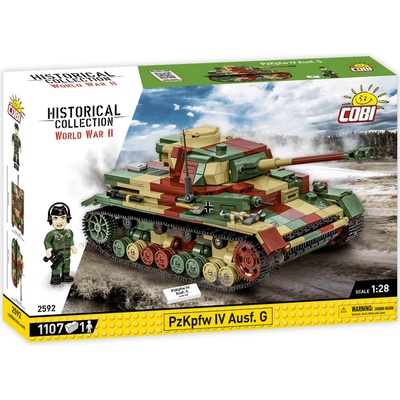 COBI 2592 World War II Nemecký stredný tank Panzerkampfwagen IV Ausf. G 1:28