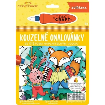 Kouzelné omalovánky Zvířátka Concorde
