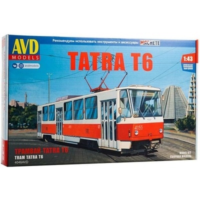 AVD stavebnice Tatra T6 tramvaj 1:43