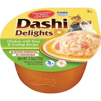 Dashi Delights Cat Kura s tuniakom a hrebeniatkou 6 x 70 g