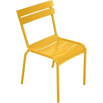 Fermob Luxembourg kovová zahradní židle Žlutá
