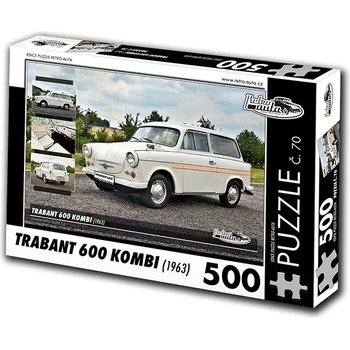 Image 1 of Retro cars - Puzzle Trabant 600 KOMBI (1963) II - 500 piese