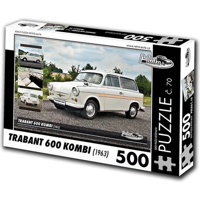 Retro cars - Puzzle Trabant 600 KOMBI (1963) II - 500 piese