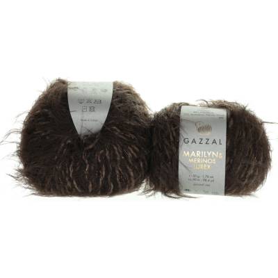 Gazzal Marilyn & Merinos Lurex 8285 L čokoládově hnědá