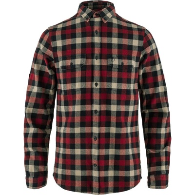 Fjällräven Skog košel'a dark navy/red