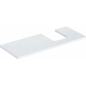 Geberit Плот за мивка Geberit One с десен изрез 120 см, гланцово бяло (505.315.00.1)
