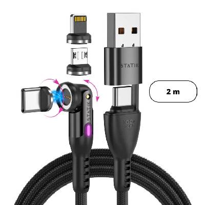 Statik 360 Pro 2.0 magnetický USB kabel (2m)