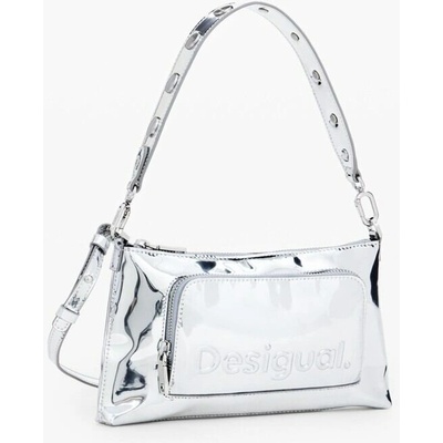 Desigual Half Logo Fw24 gris plata velikost U – Hledejceny.cz