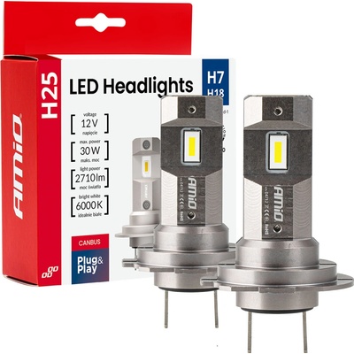 LED prestavbová sada Séria H25 CANBUS H7 H18 12V 30W