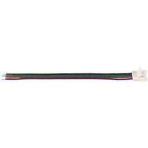 ULTRALUX КОНЕКТОР ГЪВКАВ ЗА led ЛЕНТА rgb 10мм 5бр (pkk10rgb)
