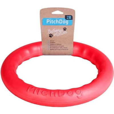Pitch Dog tréninkový KRUH pro psy růžový 28 cm