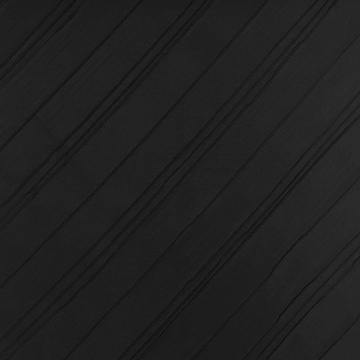 Taft 09683 černý, šikmý pruh, š.140