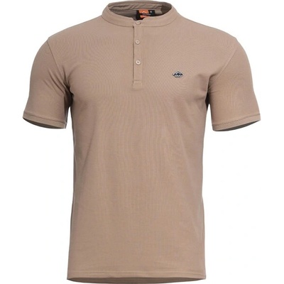 Pentagon pánske tričko Levantes Crewneck tan brown