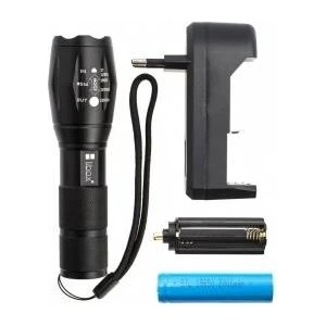 Libox LB0110 Tactical LED T6 ZOOM Rechargeable Flashlight