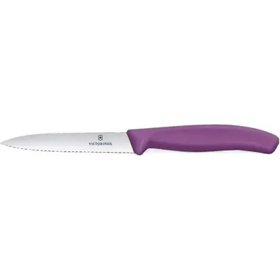 Victorinox Нож за плодове Swiss Classic 10см, назъбен, лилав (6.7735.C1)