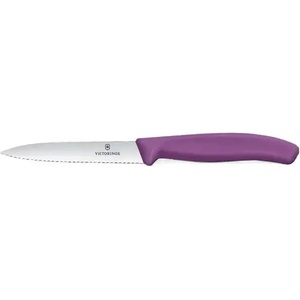 Victorinox Нож за плодове Swiss Classic 10см, назъбен, лилав (6.7735.C1)
