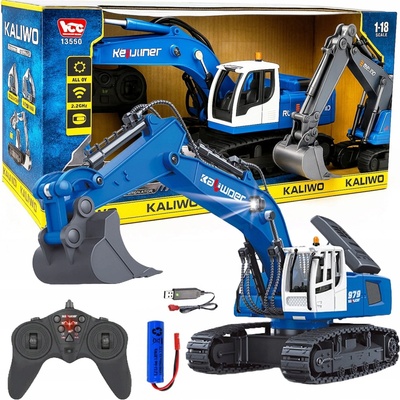Kaliwoer RC Bagr RTR LED kovový 1:18