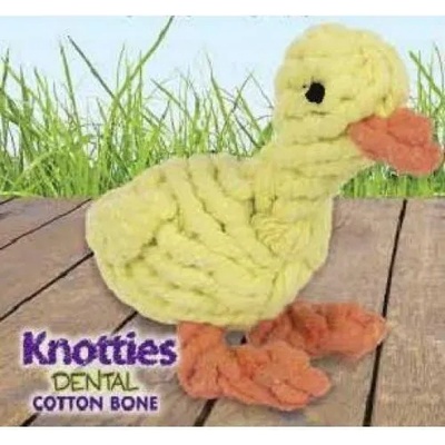 PET BRANDS Играчка от въже Pet Brands Jenni The Rope Duckling - жълто пате 7х7х13см, Англия KD85