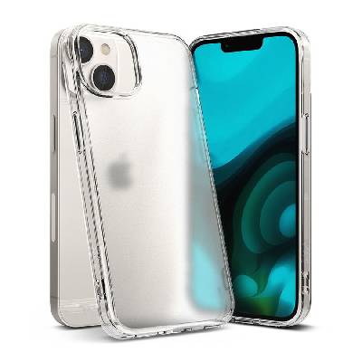 Удароустойчив твърд кейс за iPhone 14 Plus от Ringke Fusion - матово прозрачен (8809881263267)