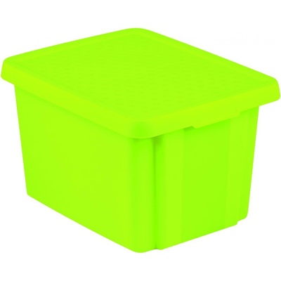 CURVER ESSENTIALS úložný box 26L 34 x 44 x 27 cm zelený 00755-598
