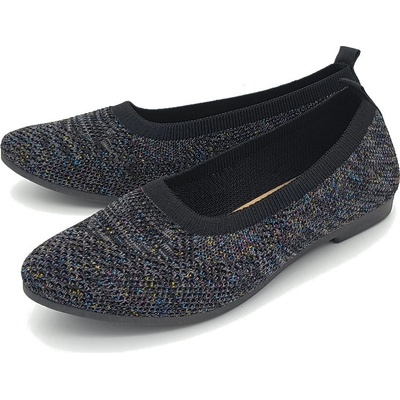 Ladies dámské baleríny YLWX2301 BLACK